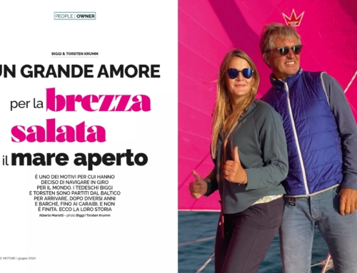 Thrilled to be Featured! Italy’s Prestigious Yacht Magazine Vela e Motore Showcases Our Voyage
